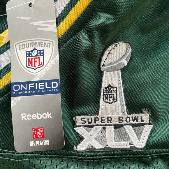Jennings Green Bay Packer NFL ON FIELD Super Bowl Jersey Size 56 NWT - Picture 3 of 10